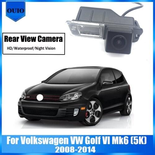 HD rear camera |For Volkswagen VW Golf VI Mk6 (5K) 2008-2014 Night Vision Waterproof Camera| Backup Parking Reversing Camera