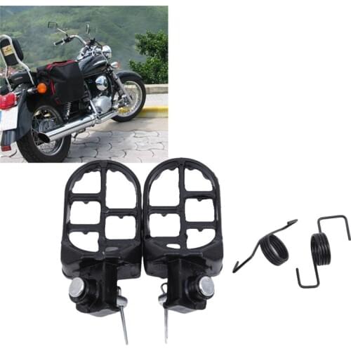 Motorcycle Rear Foot Set Rear Footrest For Yamaha PW50 PW80 TW200 2020 Footrests Pedal Passenger Rest Rearsets
