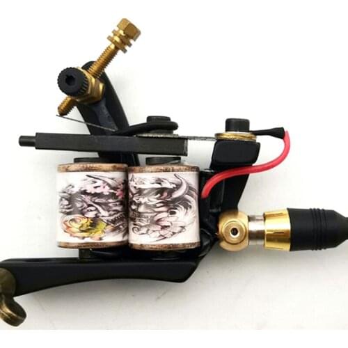 Red Tattoo Coil Cord Hook to Female Jack RCA Connector for Coil Tattoo Machine