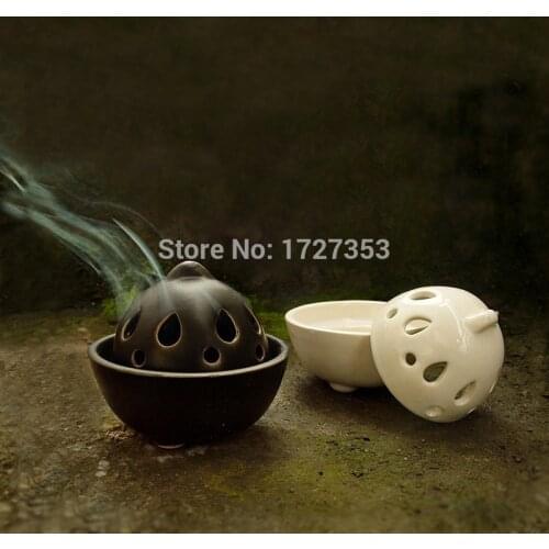Lotus tower incense burner, ceramic burner, pagoda, censer, aloes furnace, incensory, thurible