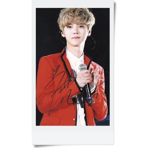 LU HAN LUHAN autographed signed with pen photo new chinese freeshipping 03.2017 03