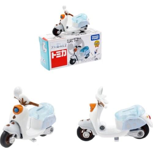 TAKARA TOMY Alloy Model Cars Toys TOMICA Disney Frozen 2 Happy Motorcycle Snow Treasure Toy Gifts For Boys