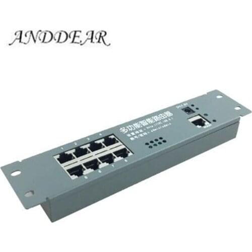 Mini router module Smart metal case with cable distribution box 8 ports router OEM modules with cable router Module motherboard