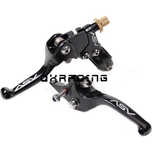Motorcycle Aluminum Folding ASV Universal Extendable Brake Clutch Levers 22mm for SDG YCF SSR CRF XR KLX Motocross Pit Dirt ATV