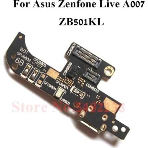 Original USB Charging Dock Port MIC Flex cable For ASUS Zenfone Live A007 ZB501KL USB Charger plug board+Microphone Connector