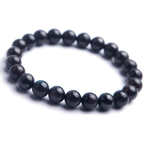 Genuine South African Natural Sugilite Bracelets For Women Female Stretch Crystal Round Bead Bracelet