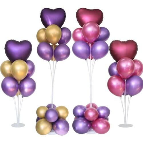 7 Tube Balloon Stand Birthday Balloon Arch Stick Stand Wedding Decoration Metal Balloon Birthday Party Decoration Childrens Ball