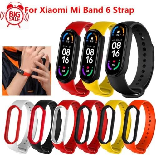 Strap For Xiaomi Mi Band 6 Bracelet Strap For Xiao Miband 6 Strap Smart Watch Wrist For Mi Band 6