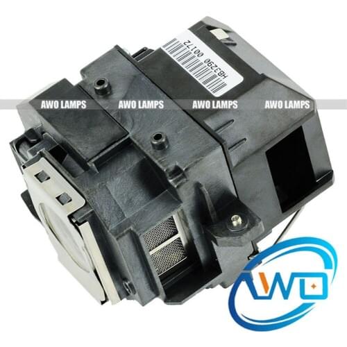 AWO Replacement Projector Lamp ELPLP66/V13H010L66 with Housing for MovieMate 85HD 150 Day Warranty