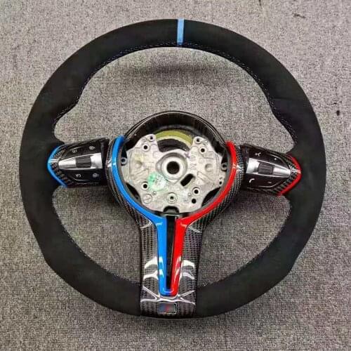 Sports Steering Wheel Fit For BMW M3M5 1- 4 Series X1 X2 X3 X4 X5 X6 Carbon Fiber Itlay Alcantara Car Steering Wheel