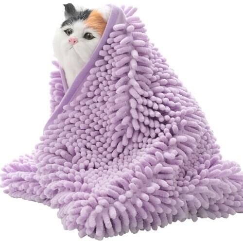 Pet Dog Bath Towel for Small Large Dogs Super water absorptiond Cat Drying Towel Strong Absorbing Water Bath Dog Towels