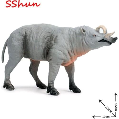 10*2.5*5.5cm children toy simulation wild animal model deer dolphin deer pig solid static model plastic animal decoration