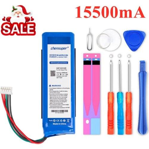 NEW 0 Cycle 15500mAh GSP1029102R Battery for JBL Charge 2 Plus,Charge 2+,charge 3 2015 Version P763098 Accumulator