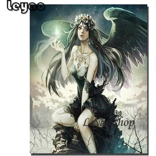 Fantasy, Angel,Queen,Woman 5D DIY Diamond Painting Full Square Drill Embroidery Round Mosaic Needlework Home Decor
