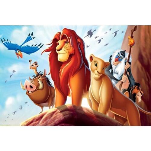 New 5D DIY Diamond Painting Cross Stitch Forest King Of Lion Crystal Needlework Diamond Embroidery Full Square Diamond Decor