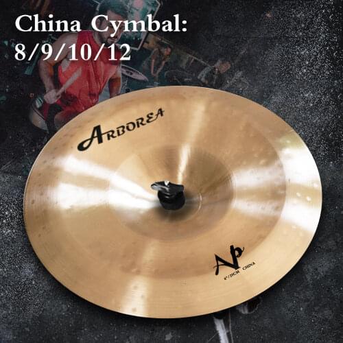 Hot selling & 100% handmade 10'' China Cymbals