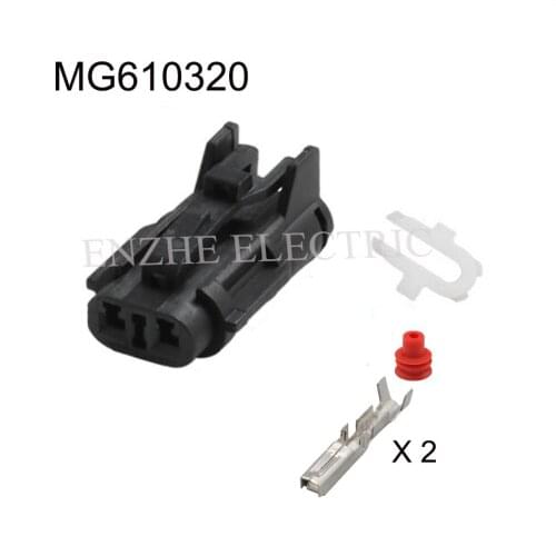 MG610320 pin car connector terminals 2Pin female male connector terminal AUTOMOTIVE CONNECTOR 2pin WIRE CONNECTOR TERMINALS box
