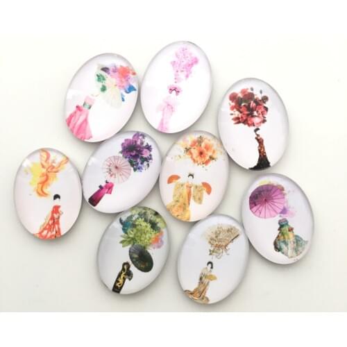 Free shipping (9pcs/lot)Lovely Umbrella&Fans Crystal Glass Fridge Magnet Various Tradition Message Sticker Home Decor Party Gift