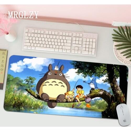 Totoro and Friends Small Rubber Mousepad Free Shipping Large Mouse Pad Keyboards Mat Mousepad Anime 30x80cm gaming accessories