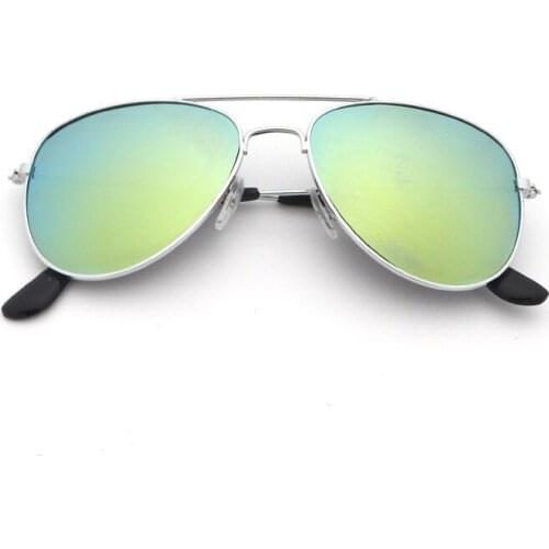 TTLIFE Black Pilot Sunglasses Men Silver Oversized Metal Luxury Brand Eyewear Female Big Shades Driving Glasses Reflective Lens