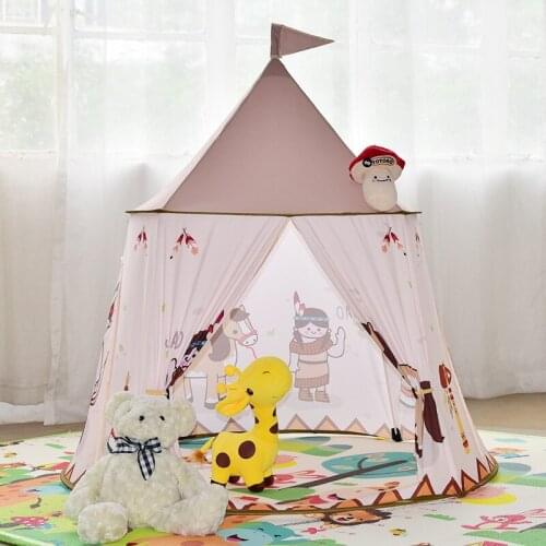 Childrens Tent Toy House Baby Indian Ocean Ball Pool Indoor Game Room Tent Teepee Tent for Kids Play House