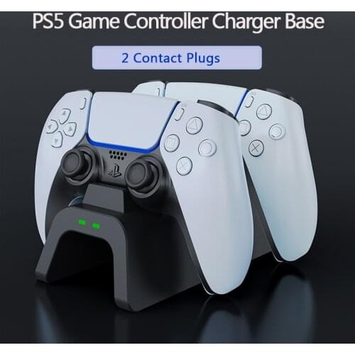 Dual Port PS5 Fast Charge 5V Type-C Connection Charging Dock Station