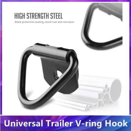 2/4/8/10 Pack Universal Type Truck Body Suspension Pull Ring Trailer V-ring Hook Cargo Mooring Anchors For Van Horsebox Boat