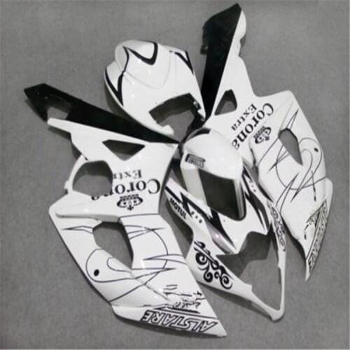 Bodywork For SUZUKI GSX-R1000 K5 GSXR1000 05 06 Body GSXR-1000 GSXR 1000 05 06 GSX R1000 2005 2006 Fairings White black