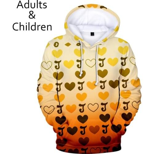 Creative 3D JoJos Bizarre Adventure Hoodies Sweatshirts Men Women Hoodie Fashion Kids JoJos Bizarre Adventure boys pullovers