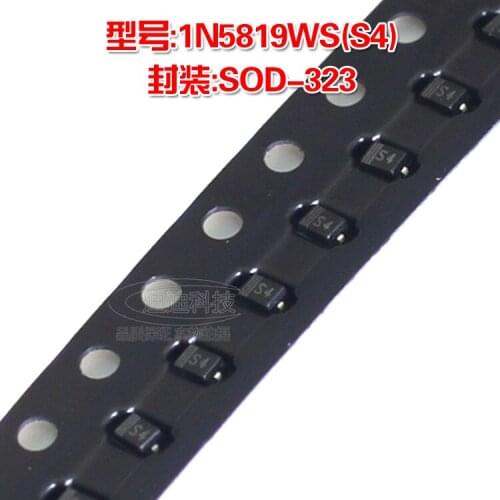 New 1N5819WS SOD-323 silk screen S4 Schottky diode 1A 40V 1N5819 patch