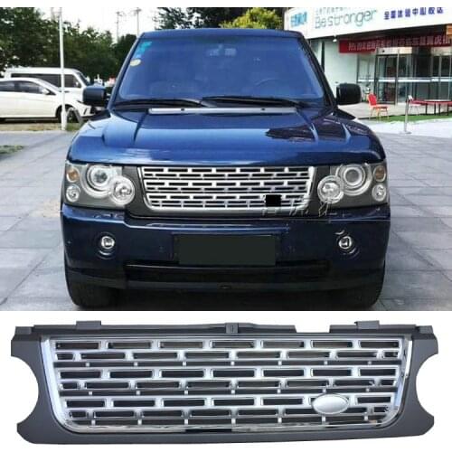 For Range Rover Vogue L322 2006 2007 2008 2009 ABS Chrome Front Bumper Mesh Grille