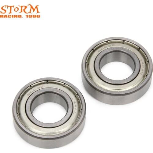 Motorcycle Front Wheel Hub Roller Bearings 6003 Z For KTM Yamaha SX50 SX65 SX125 SX200 SX250 SX300 SX380 WR250 YZ125 YZ250