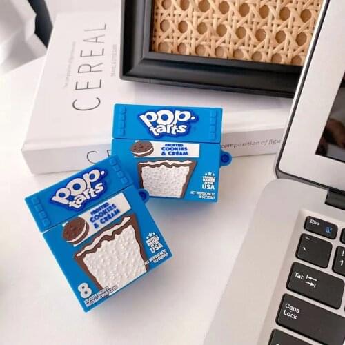 3D Cute Candy Potato Chips Silicone Case for Apple Airpods Pro Chocolate Biscuit for Air Pods 1 2 Case Wireless Charging Cover