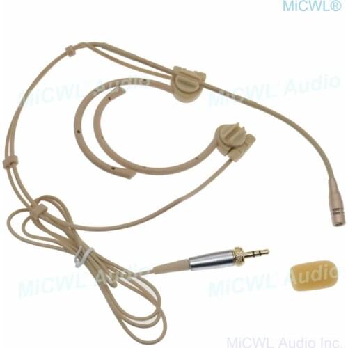 Foldable Headset Cardioid Microphone for Sennheiser G2 G3 G4 ew100 ew300 ew500 Digital Wireless BeltBoday System 3.5mm Lock