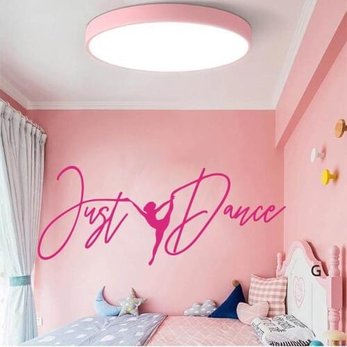 Just Dance Dancer Ballet Wall Decal Girl Room Bedroom Just Dance Ballerinas Dancing Wall Sticker Living Room Kids Room Vinyl