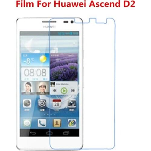 1/2/5/10 Pcs Ultra Thin Clear HD LCD Screen Protector Film With Cleaning Cloth Film For Huawei Ascend D2/D2-0082