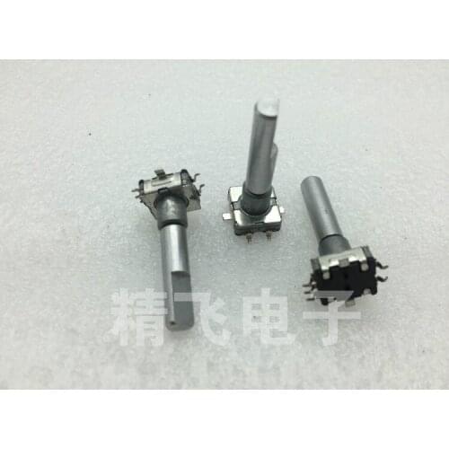 1 piece of EC11 encoder with switch patch foot 30 positioning 15 pulse shaft length 30MM