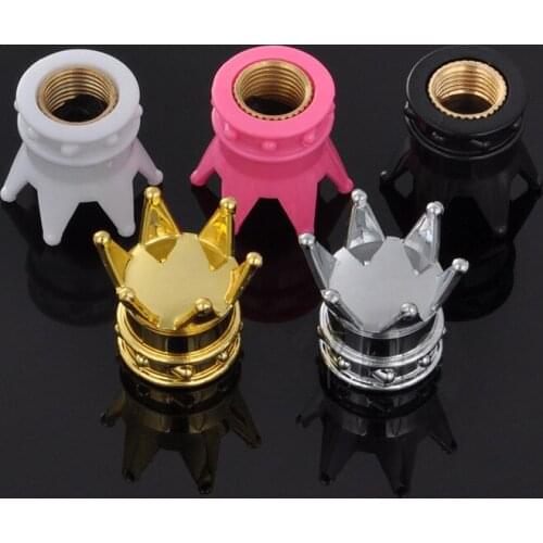 100pcs Universal Wheel Tire Valve Caps Car Motorcycle Bicycle Air Cover Auto Airtight Cover For BMW VW Audi Nissan Crown Styling