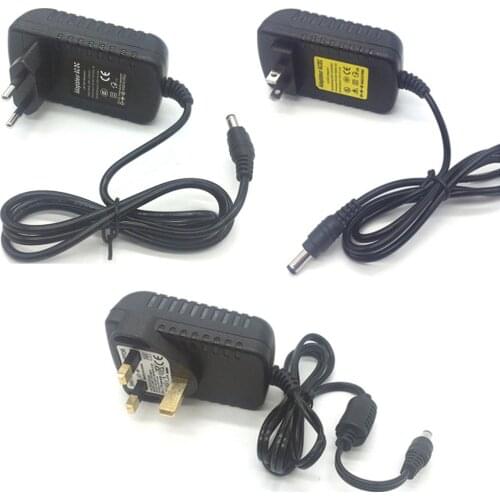 DC 12V 2A AC 100-240V Converter Power Adapter 2000MA Switch Power Supply Charger EU US UK AU Plug 5.5mm x 2.1-2.5mm for LED CCTV