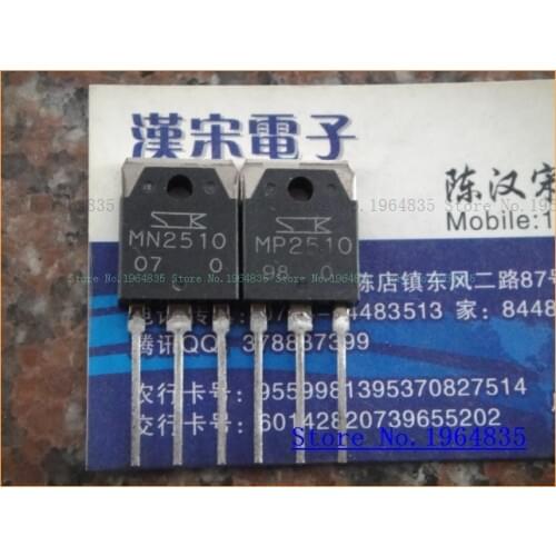 2pcs/lot=a pair MN2510 MP2510 TO-3P
