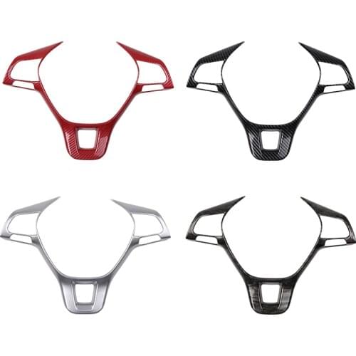 For Volkswagen VW Jetta MK7 2019 2020 2021 Accessories Steering Wheel Decoration Sticker Frame Car Interior Decorative Cover