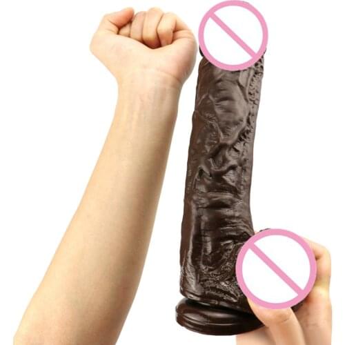 26.5X5CM Dildofor Toys Huge Realistic Big Penis Stimulate Vaginal Soft Flexible Suction Cup Dildo For Women Masturbation Sextoys