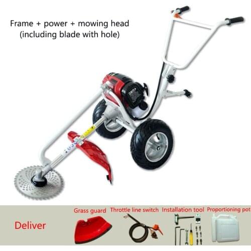 Household Lawn Mowers, Push-type Multi-function Lawn Mowers, High-power Portable Gasoline Lawn Mowers LK