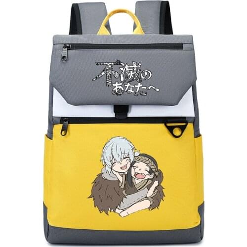 To Your Eternity Anime Travel Backpack Cartoon School Bags Large Bookbag Women Pink Laptop Bagpack Cure Daypack