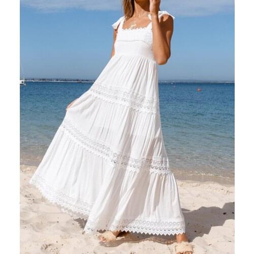 GuliriFei White Summer Dresses