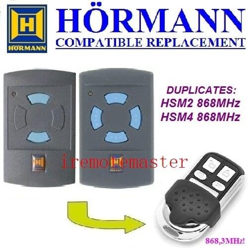 Hormann HSM2 868,HSM4 868mhz replacement remote control top quality GOOD