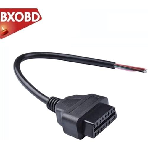 OBD2 16Pin Female Extension Opening Cable Car Diagnostic Interface Connector OBD II Female Converter OBD2 Male Cable