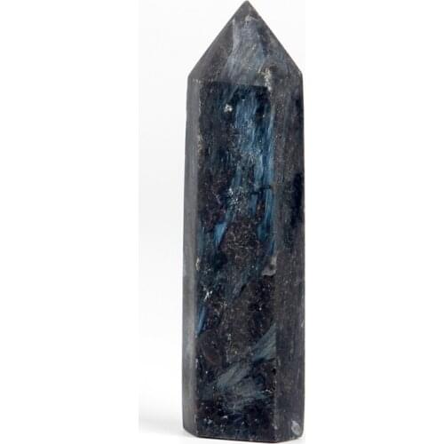 75mm Natural Carving Sceptre Points Wand Firework stone Labradorite Astrophyllite Chakra Healing Crystal Crafts Home Decor