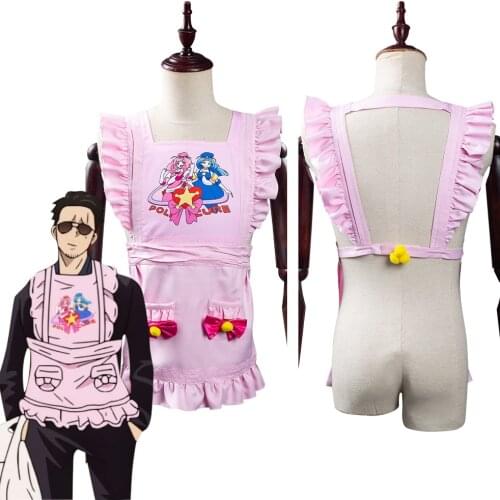 The Way Of Household Husband Tatsu Cosplay Costume Cute Apron Halloween Carnival Outfits