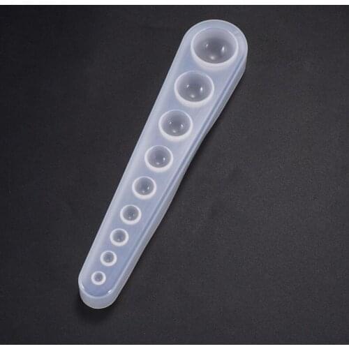Crystal Dropping Mold Semi-circular Mirror of Orthodox Hemisphere Silica Gel Mold